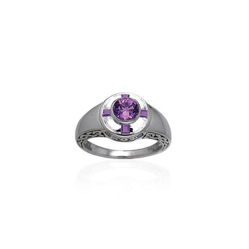 Celtic Claddagh Knotwork Sterling Silver Ring TRI084 - Jewelry